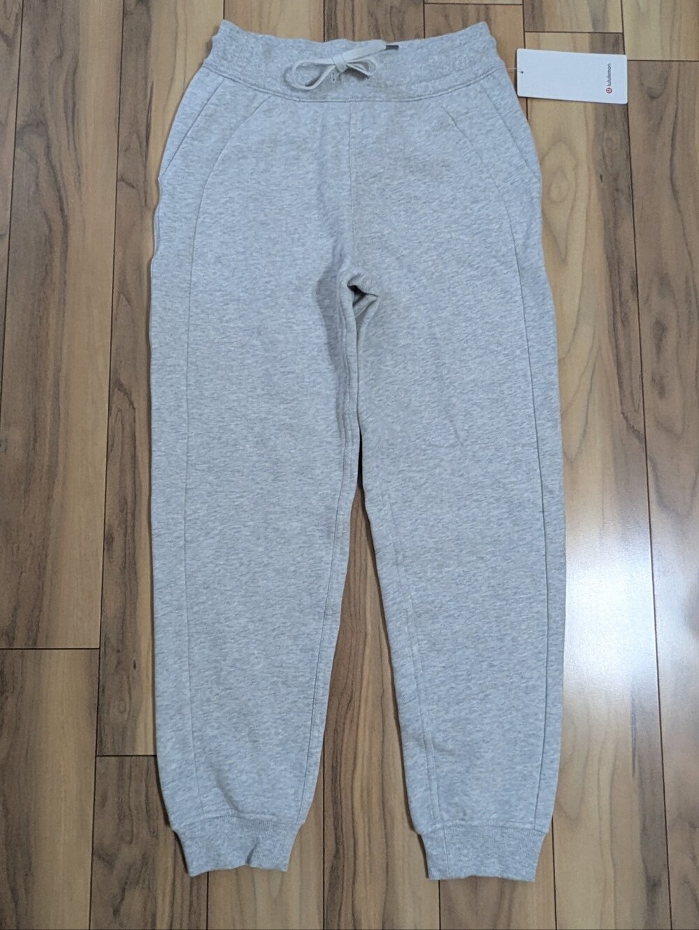 NWT! Lululemon Scuba High Rise Jogger Pant In Heathered Core Ultra Light Gray 4